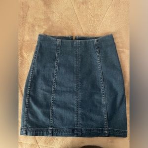 Free People Denim Skirt